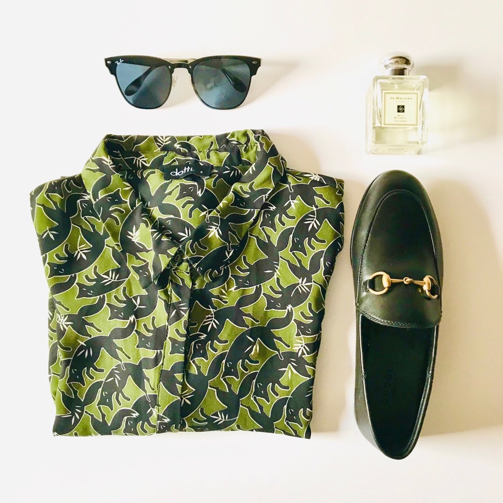 🌵Cat Print Blouse🌵